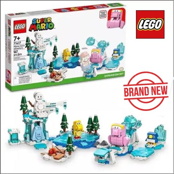 LEGO Super Mario Fliprus Snow Adventure Expansion Set 71417 (Brand New!) - Picture 1 of 10